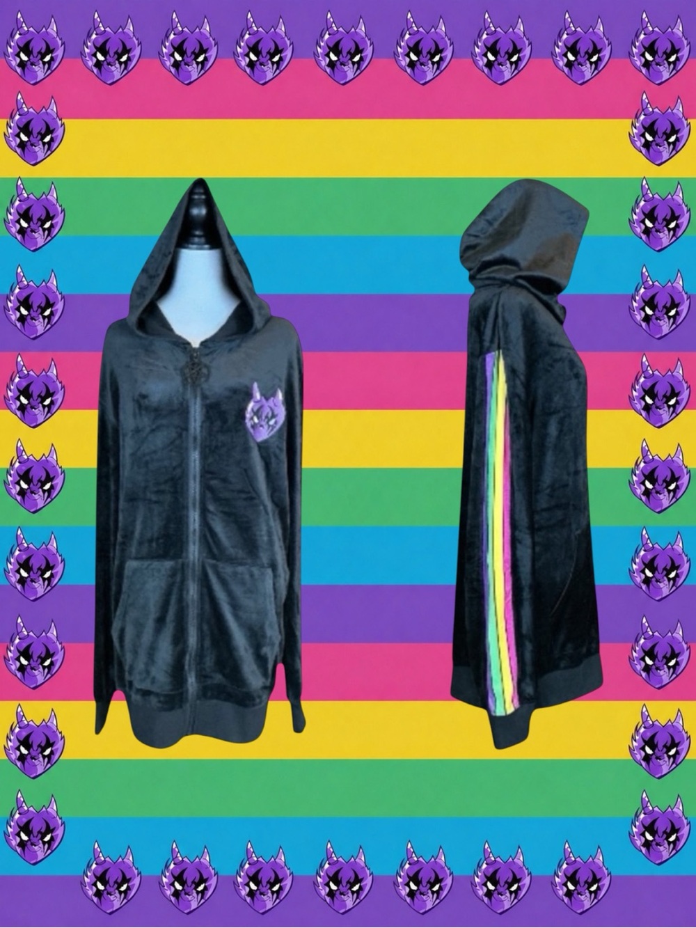 Killstar Goth Whimsigoth Punk Festival Streetwear Athleisure Alt E Girl Hoodie L